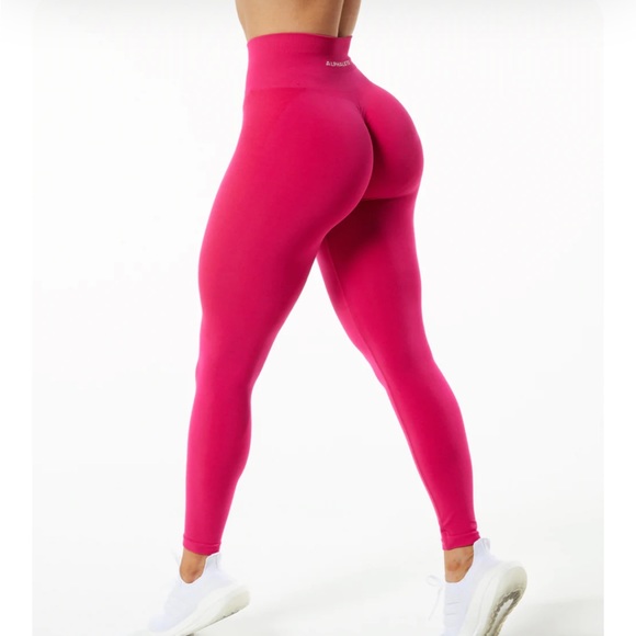 NWT Alphalete Amplify Leggings Pink size small - Picture 1 of 7
